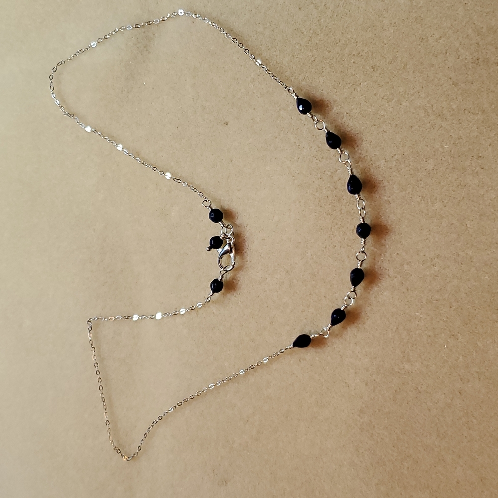 Dainty Lapis necklace